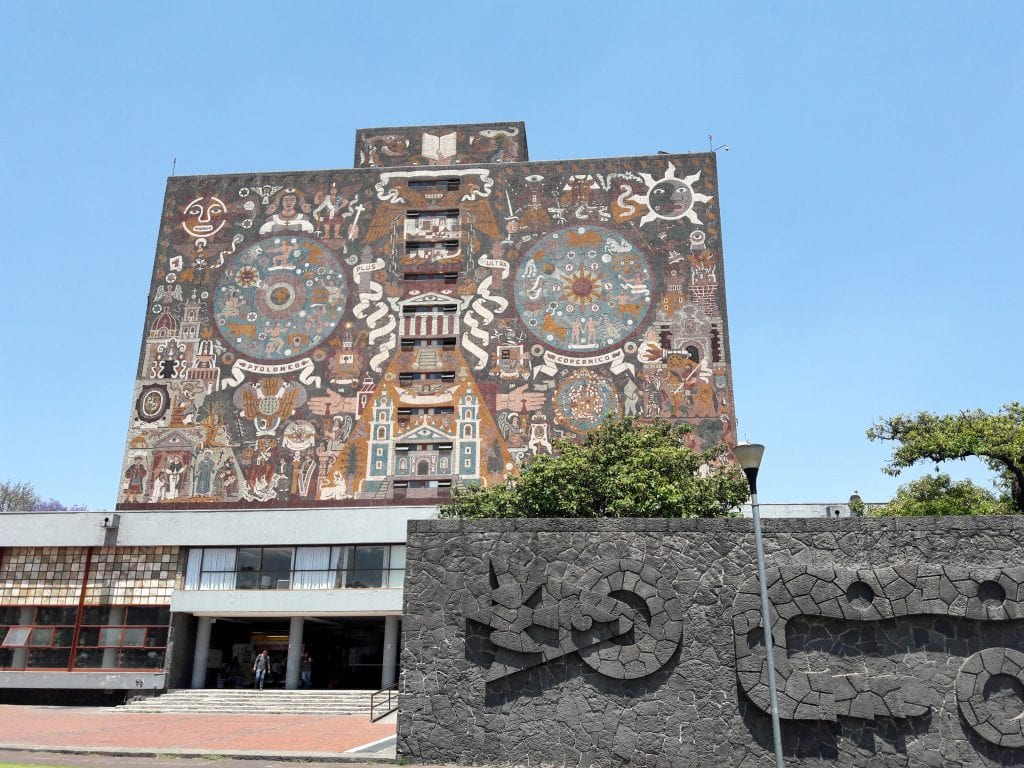 Colonial Art At Unam - Central Library (unam) , HD Wallpaper & Backgrounds