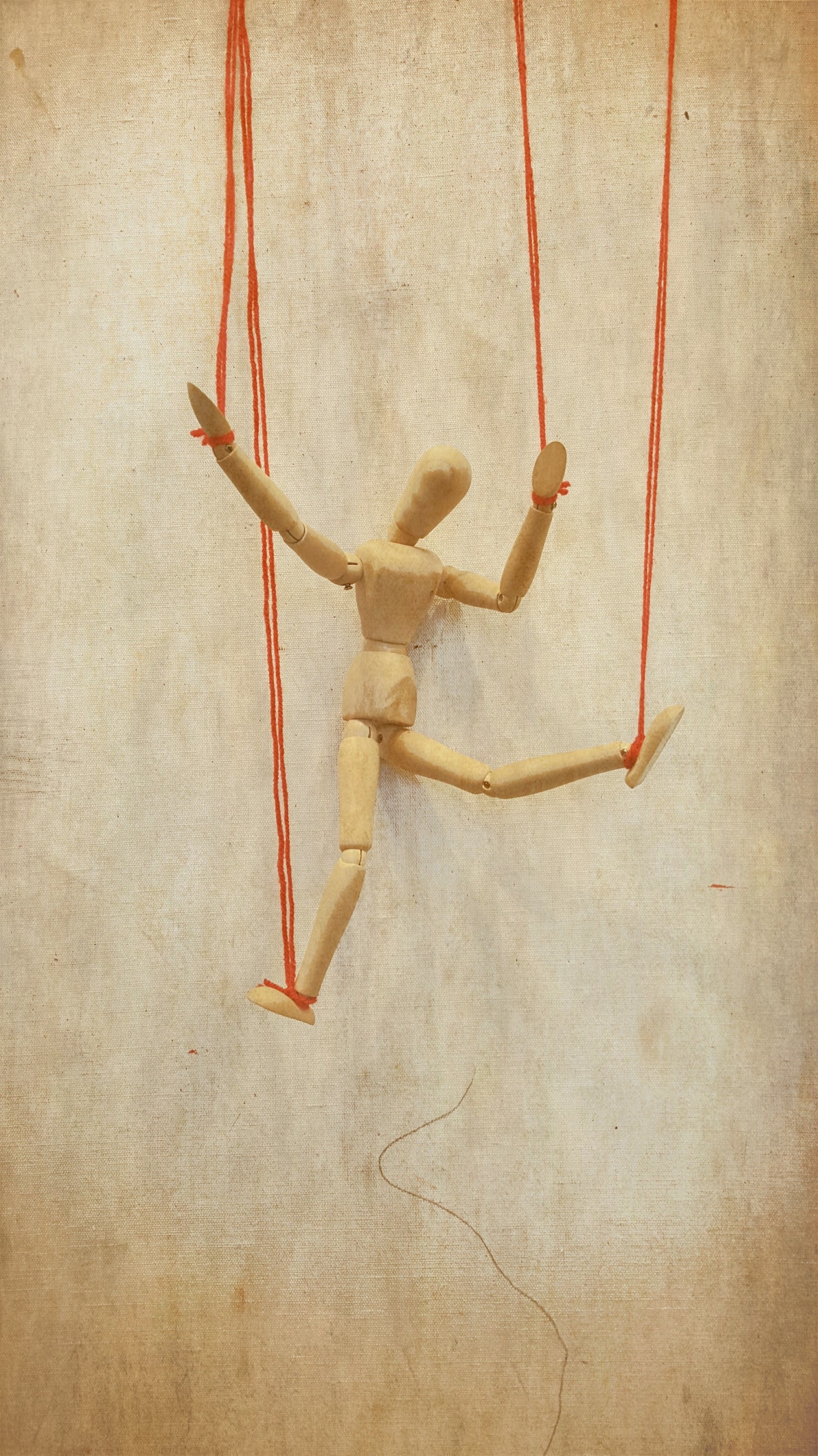 White Wooden String Puppet - Human Wooden String Puppet , HD Wallpaper & Backgrounds