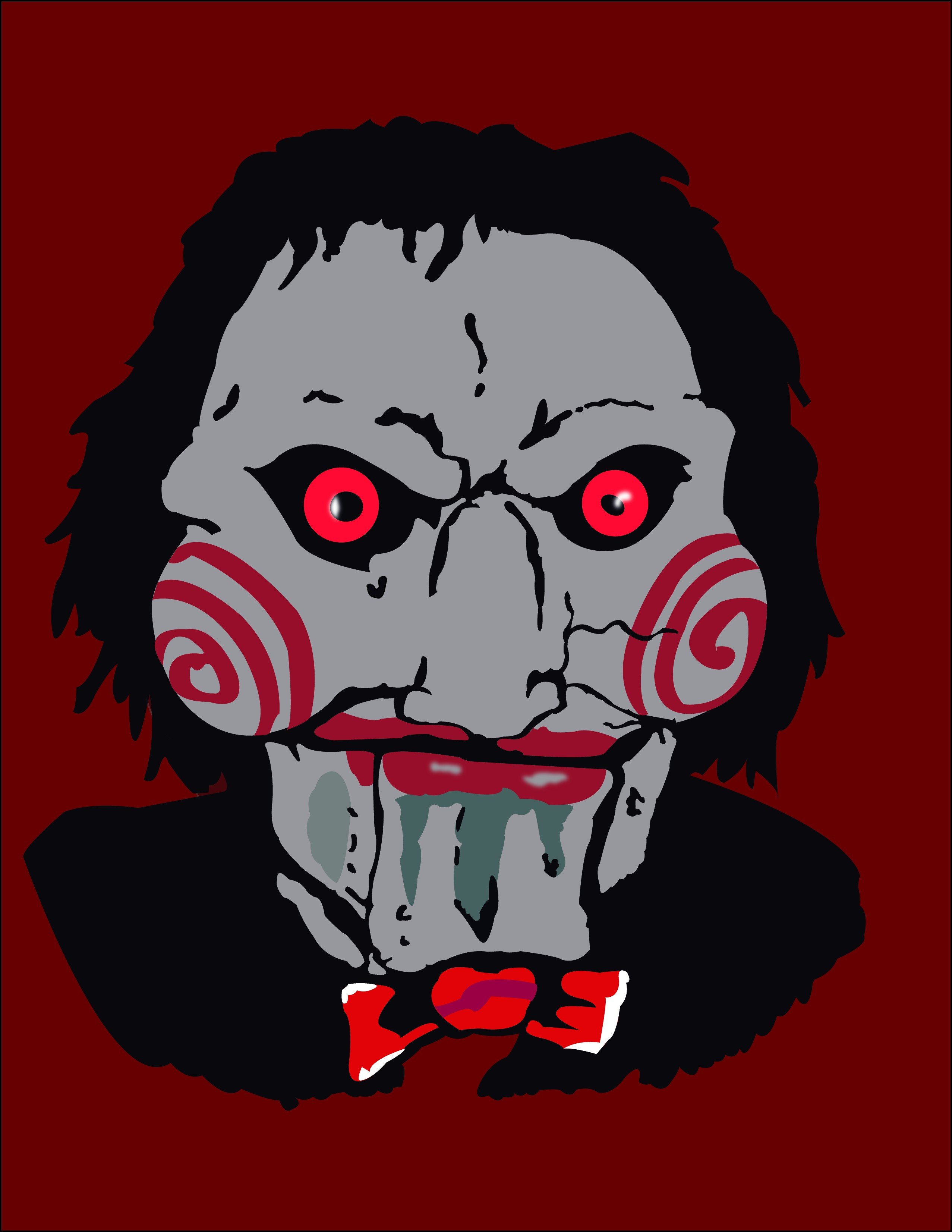 Billy The Puppet Saw Red Bow Tie Wallpaper And Background - Billy The Puppet , HD Wallpaper & Backgrounds