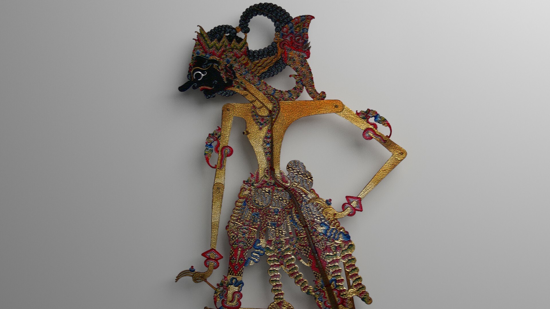 Wayang Texture - Figurine , HD Wallpaper & Backgrounds