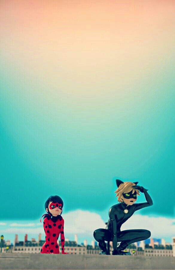 Miraculous Ladybug Wallpaper, Marionette, Lady Bug, - Phone Ladybug And Cat Noir , HD Wallpaper & Backgrounds