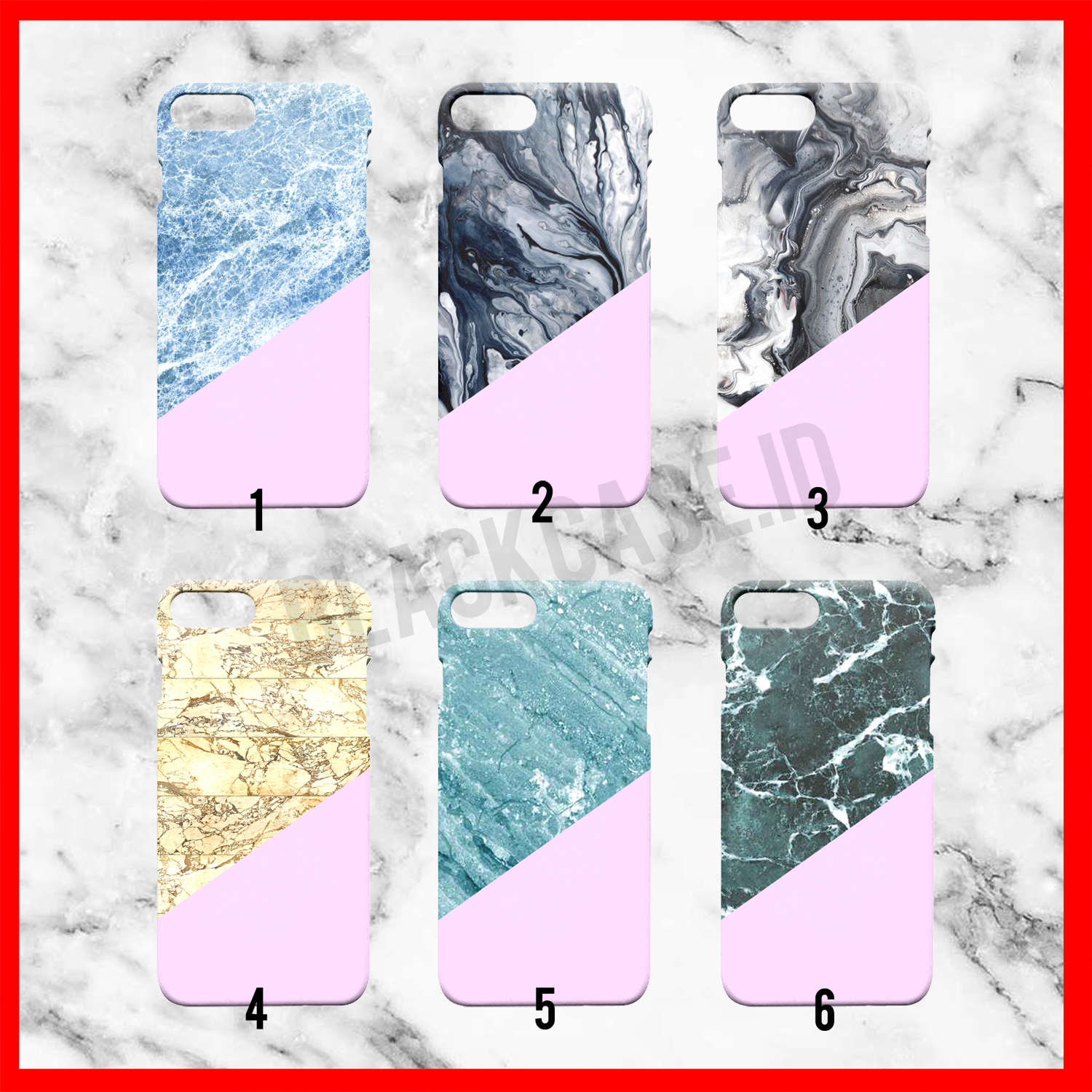 Marble Texture Marmer Wallpaper Keren Custom Case Xiaomi - Mobile Phone Case , HD Wallpaper & Backgrounds