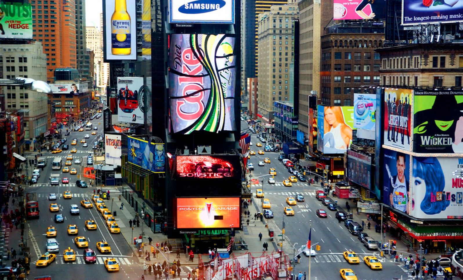 Times Square Wallpaper - Times Square , HD Wallpaper & Backgrounds