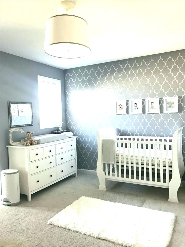 Boys Nursery Wallpaper Baby Nursery Wallpaper Ideas - New Born Baby Room , HD Wallpaper & Backgrounds