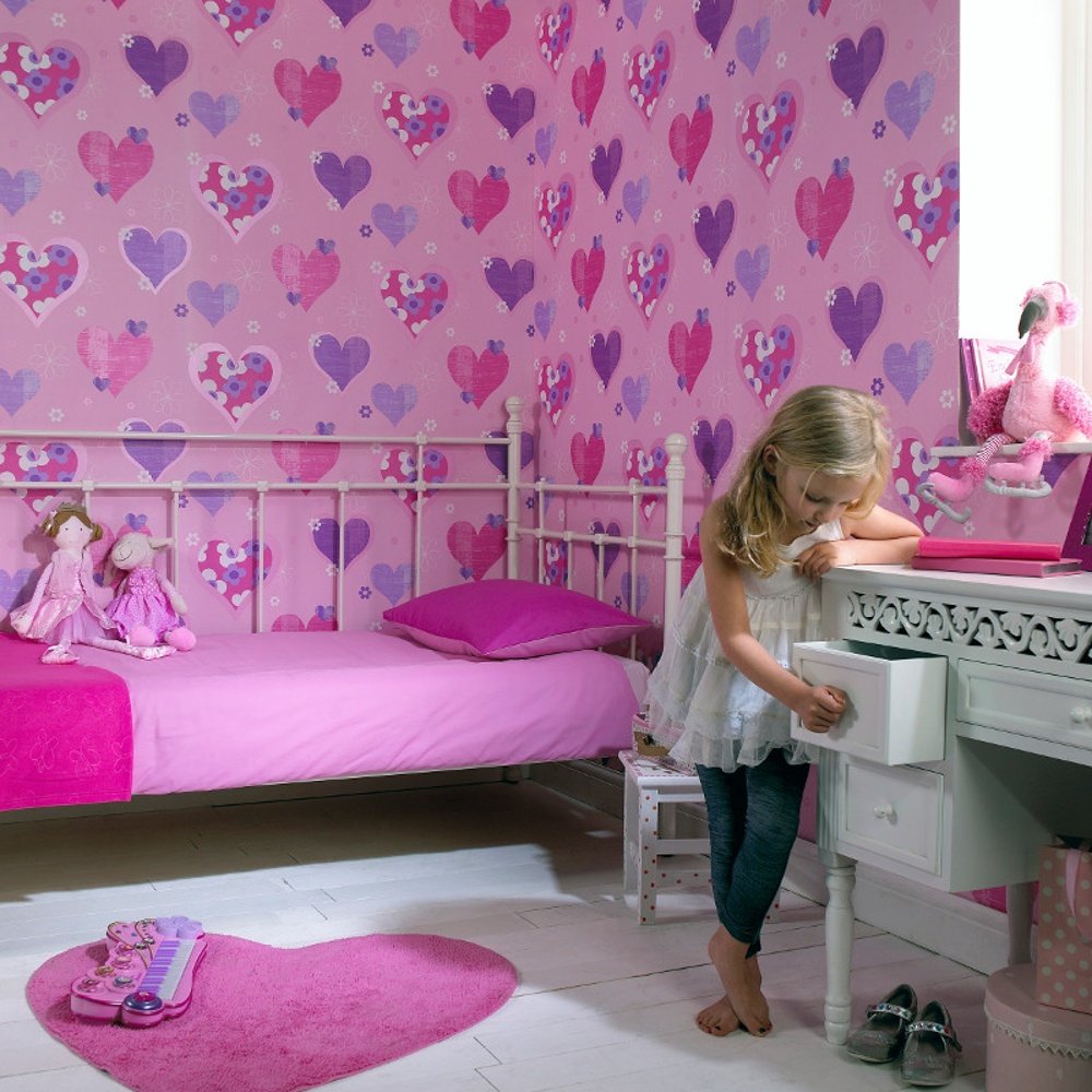 Laura Ashley Childrens Wallpaper - Childs Bedroom Girls , HD Wallpaper & Backgrounds