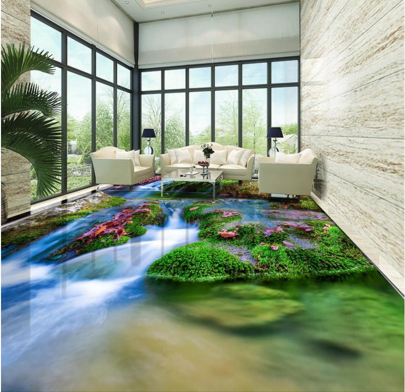 3d Floor Murals Custom Bathroom Wallpaper 3d Floors - 3d Flooring , HD Wallpaper & Backgrounds