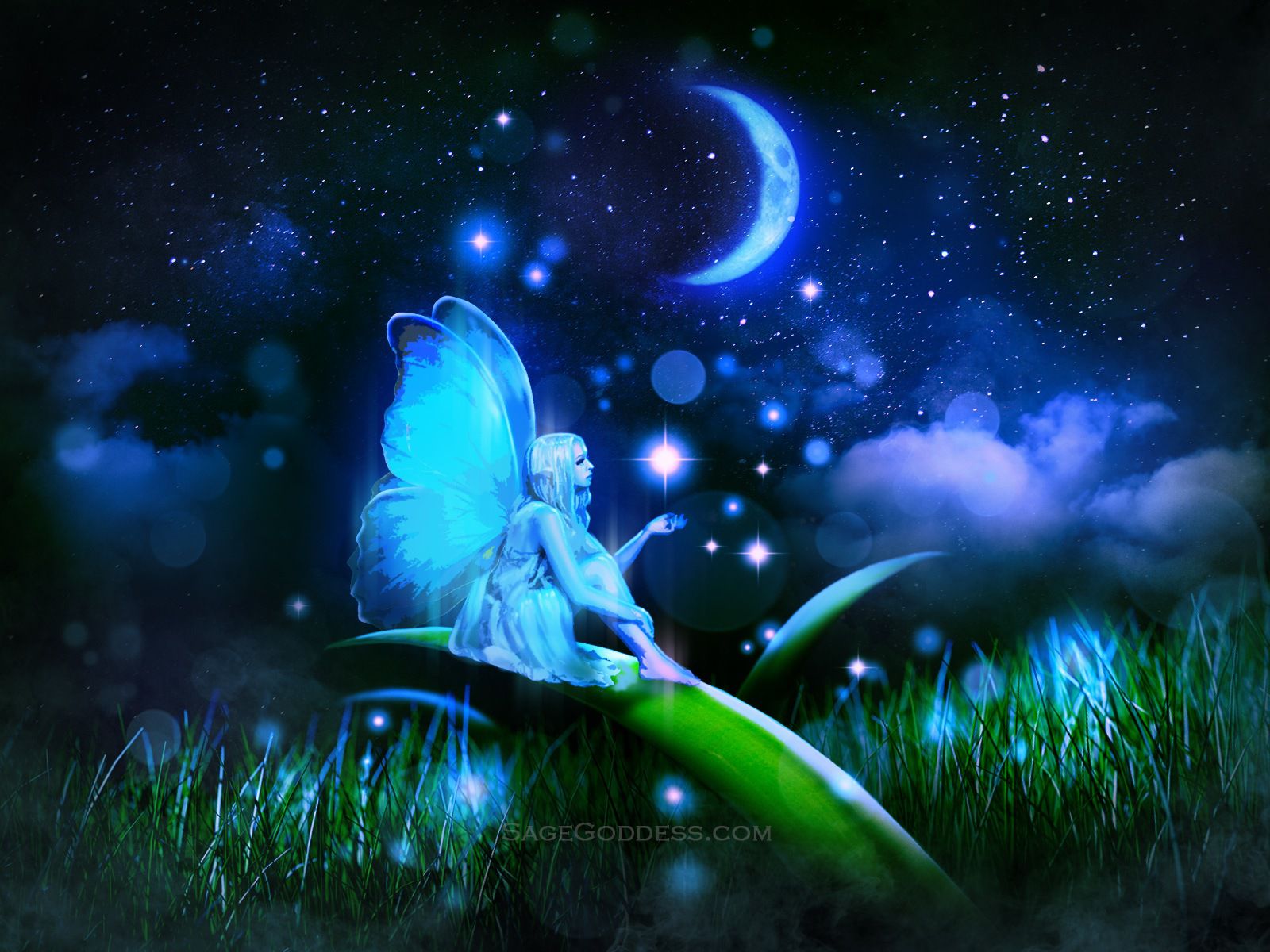 Free Custom Sage Goddess Downloadable Midsummer Magic - Fairy , HD Wallpaper & Backgrounds