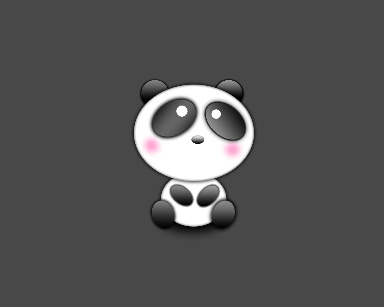 Cute Panda , HD Wallpaper & Backgrounds