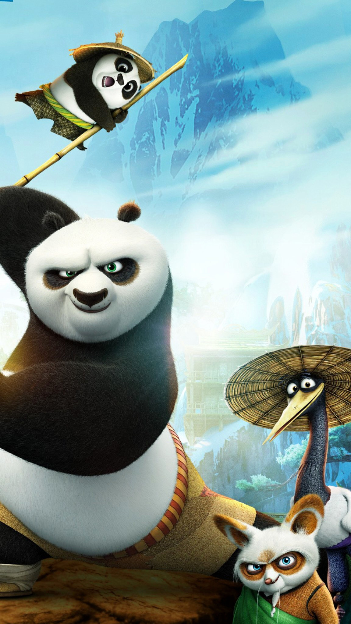 Panda Wallpapers For Iphone - Kung Fu Panda Iphone , HD Wallpaper & Backgrounds