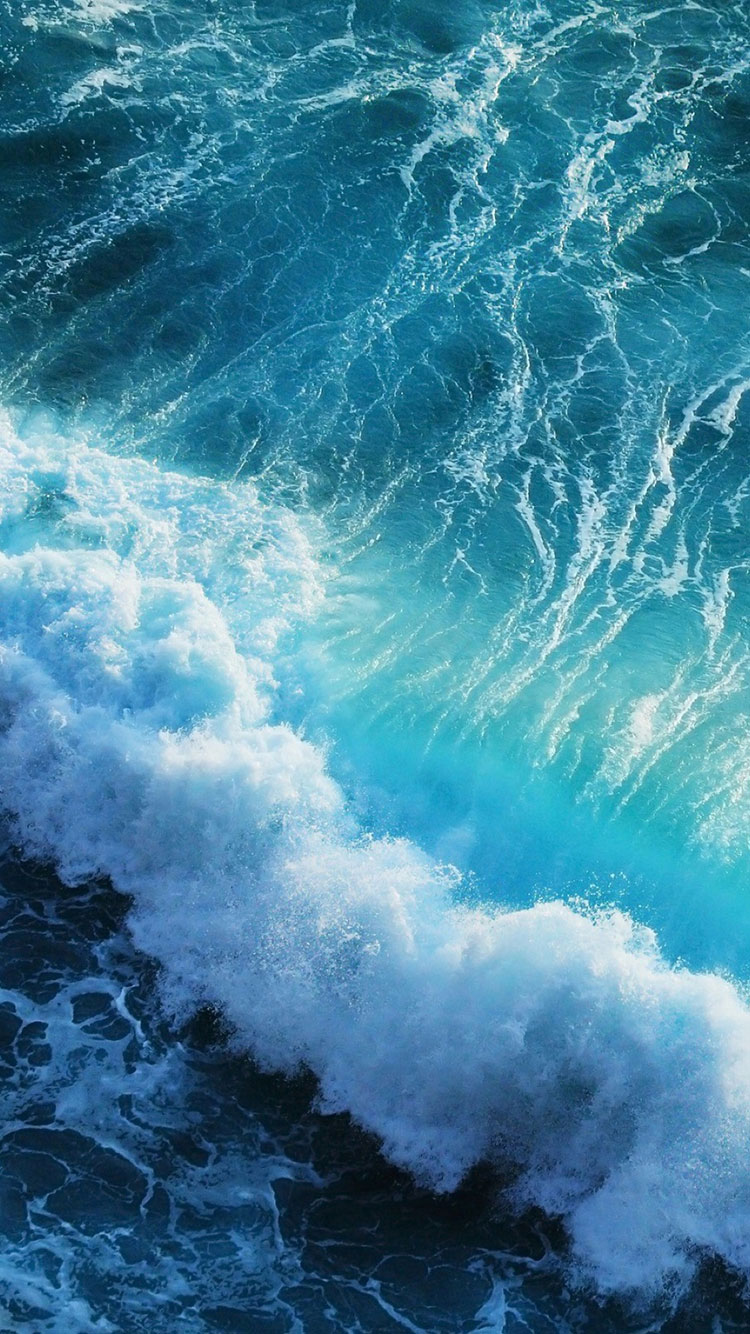Ios - Ocean Background Iphone 6 , HD Wallpaper & Backgrounds