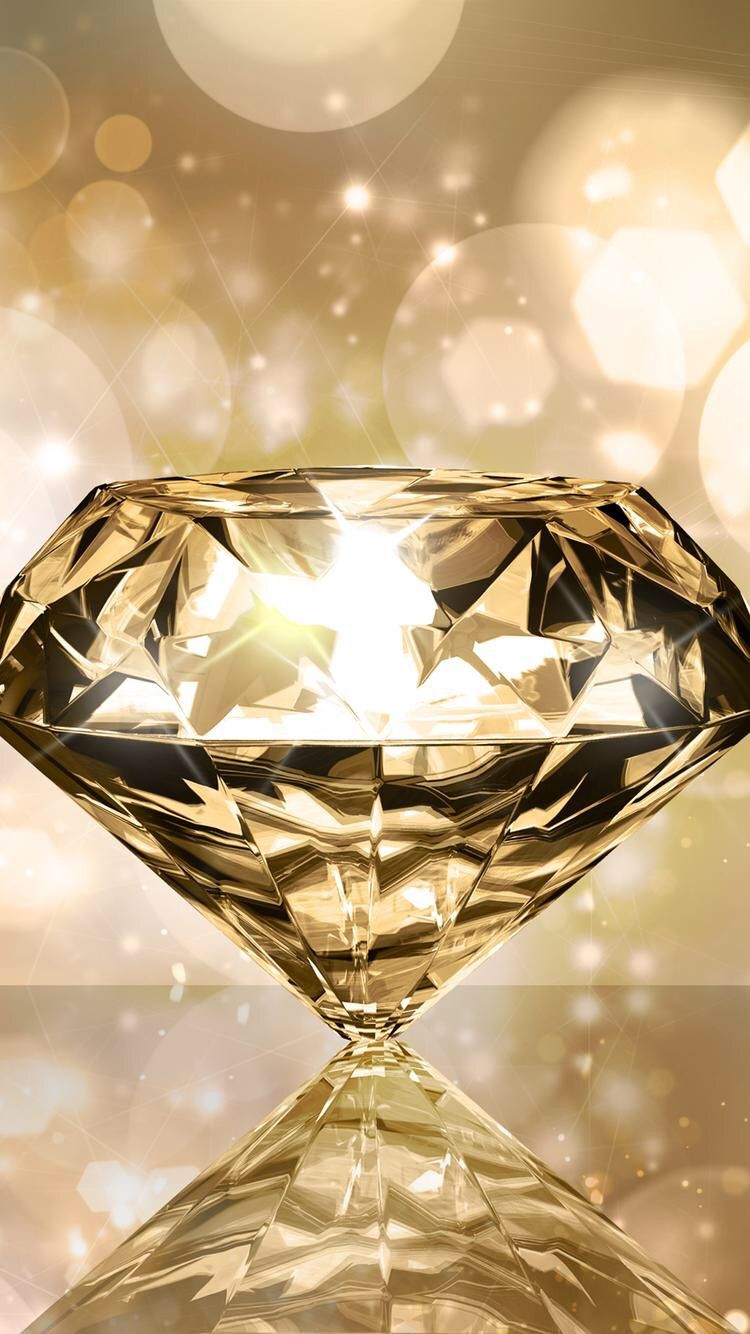 Diamond Hd Wallpapers - Gold Diamond , HD Wallpaper & Backgrounds