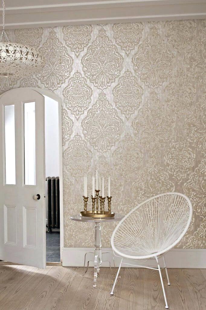 Home Wallpaper Designs Elements Wallpaper Online Home - Gold Wallpaper Living Room , HD Wallpaper & Backgrounds