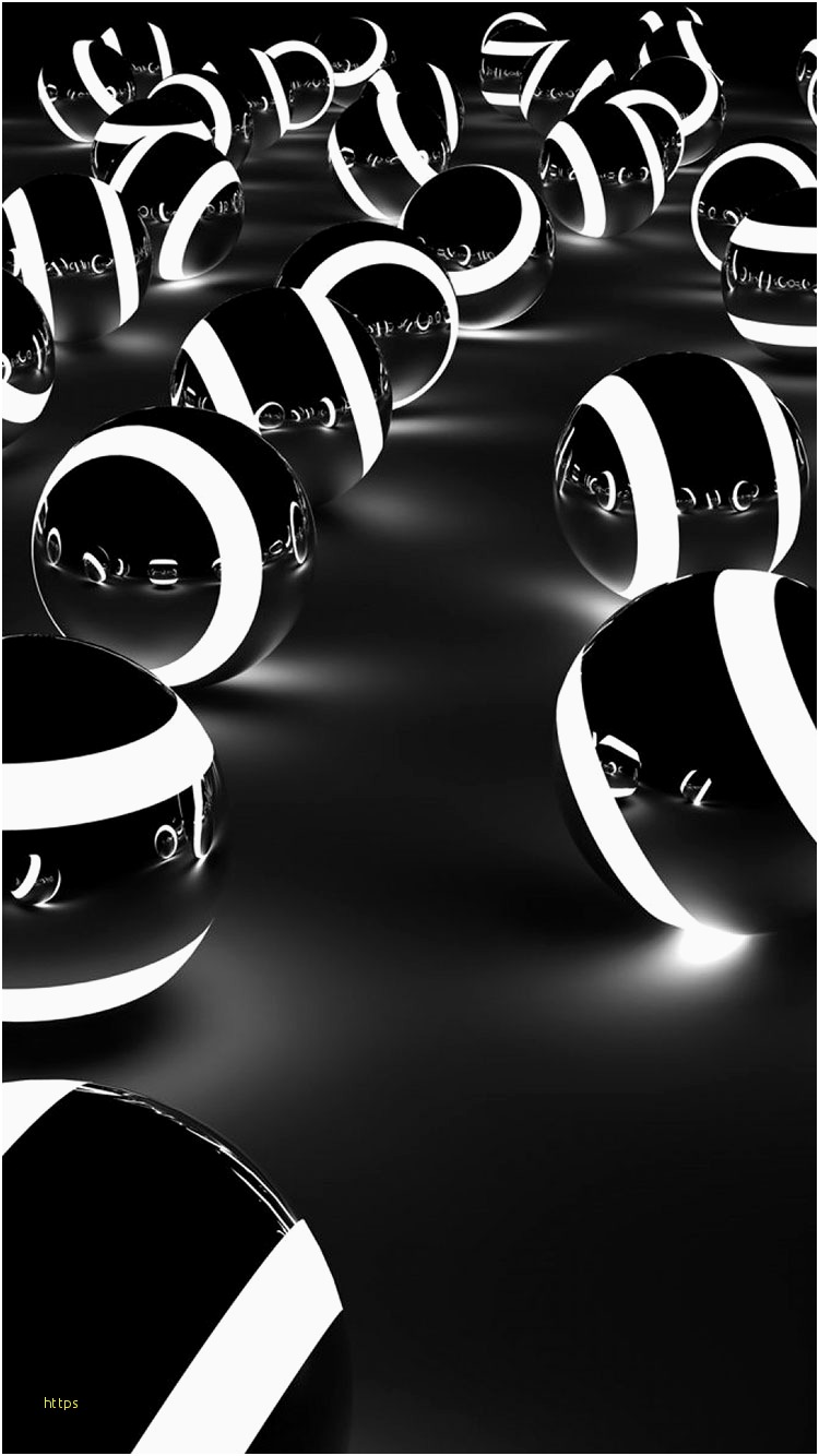 Cool Wallpaper For Iphone Elegant Cool Iphone Wallpaper - 3d Ball Wallpaper Black And White , HD Wallpaper & Backgrounds