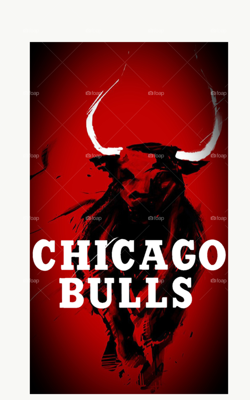 Fanart Red Black White Chicago Bulls Wallpaper Hd Backround - Chicago Bulls , HD Wallpaper & Backgrounds