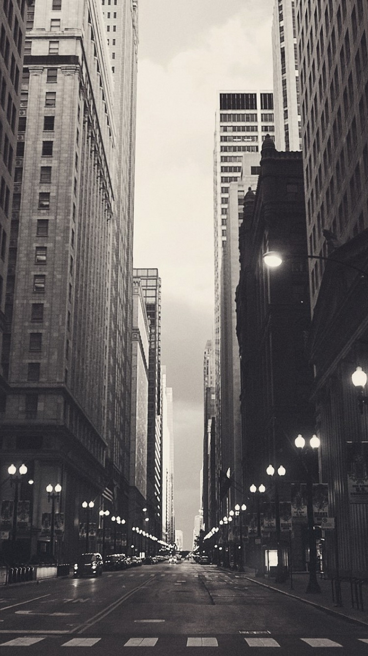 Financial District Chicago Street Iphone 6 Wallpaper - Lasalle Street Station , HD Wallpaper & Backgrounds
