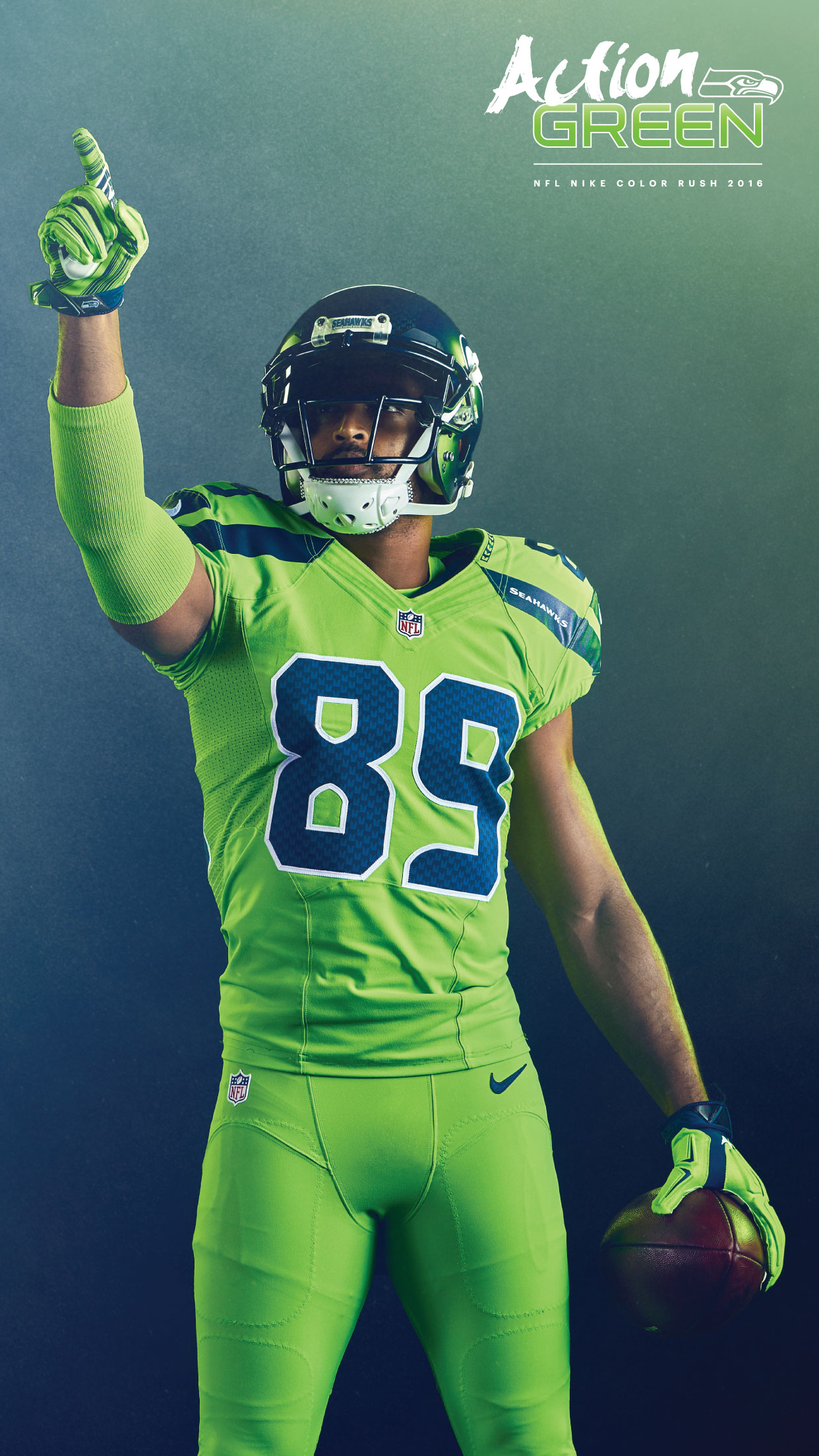 Iphone 6 Plus - Seattle Seahawks Color Rush , HD Wallpaper & Backgrounds