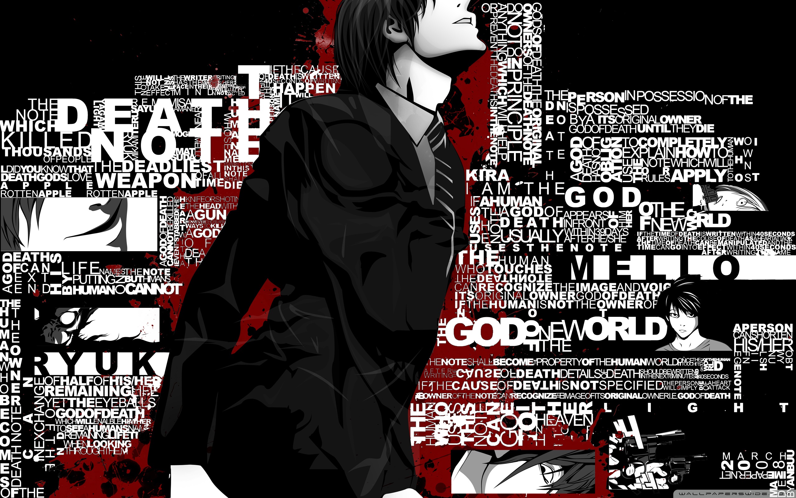 Death Note Hd Wallpaper - Death Note Desktop Wallpaper Hd , HD Wallpaper & Backgrounds