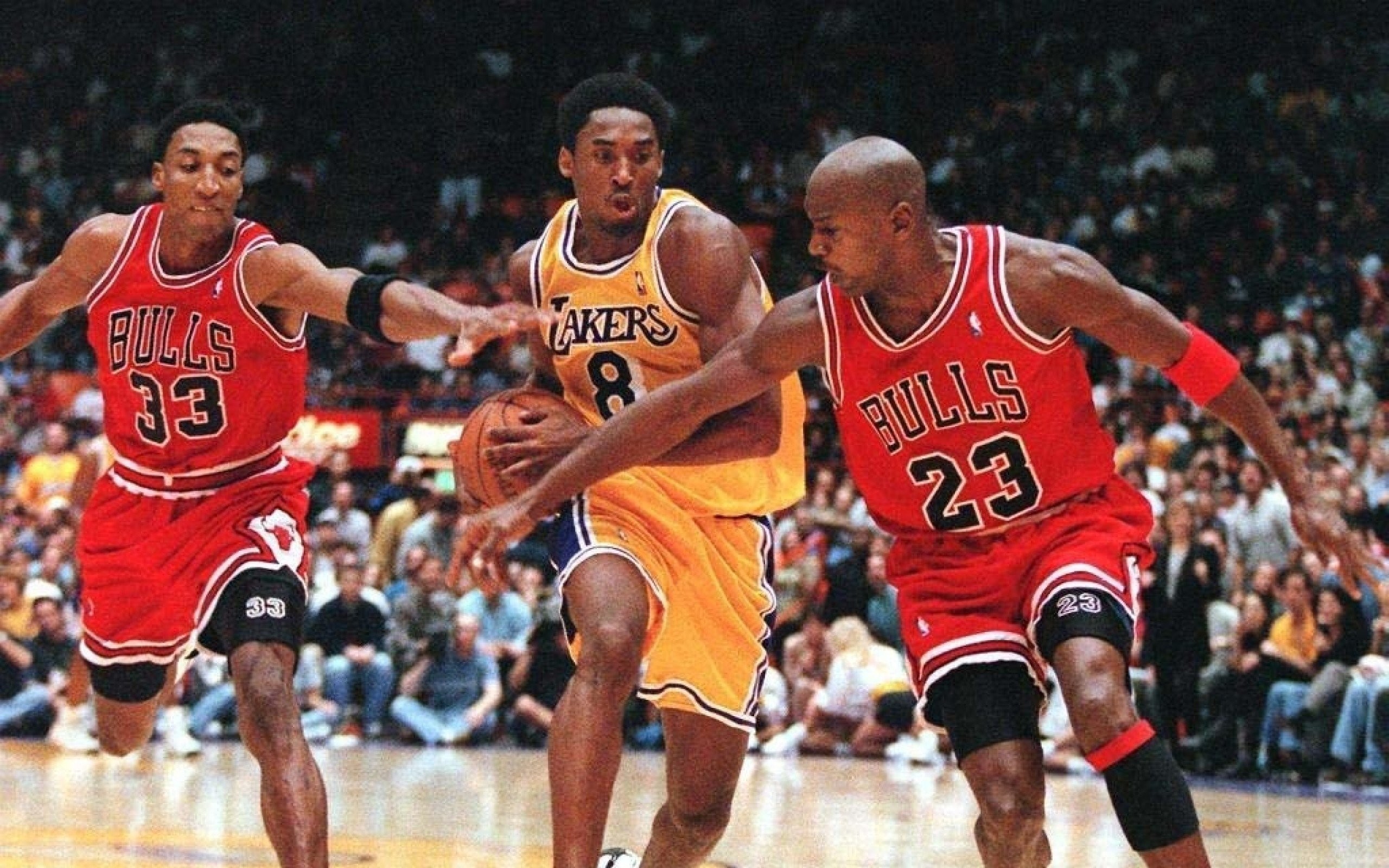 Download - Scottie Pippen Michael Jordan Kobe Bryant , HD Wallpaper & Backgrounds