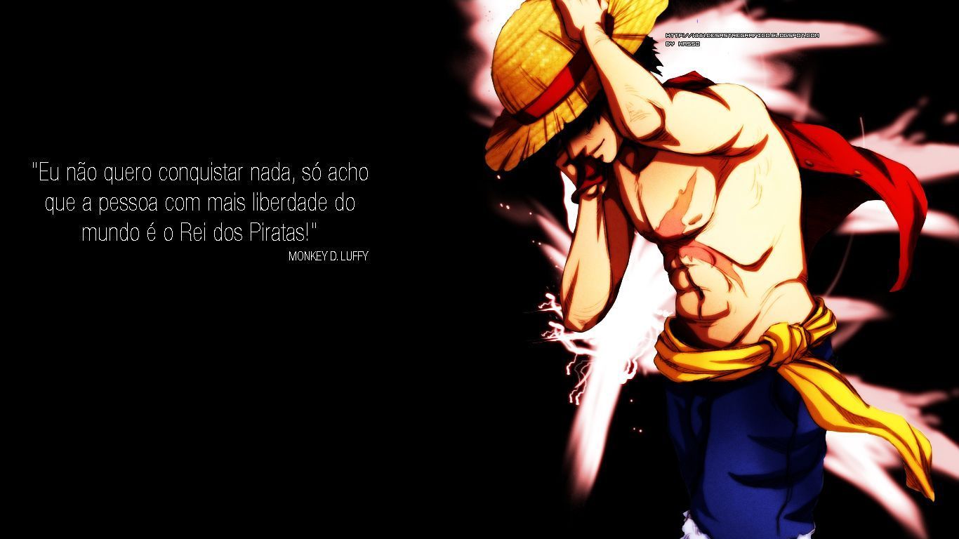 One Piece Wallpaper - Monkey The Luffy Quotes , HD Wallpaper & Backgrounds