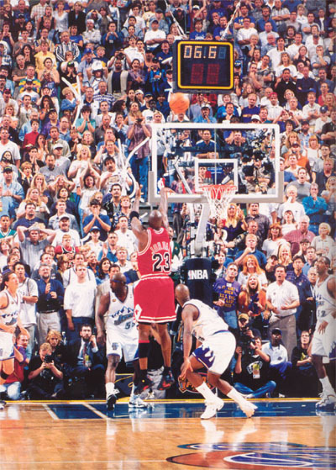 Michael Jordan Wallpaper - Michael Jordan Last Shot , HD Wallpaper & Backgrounds