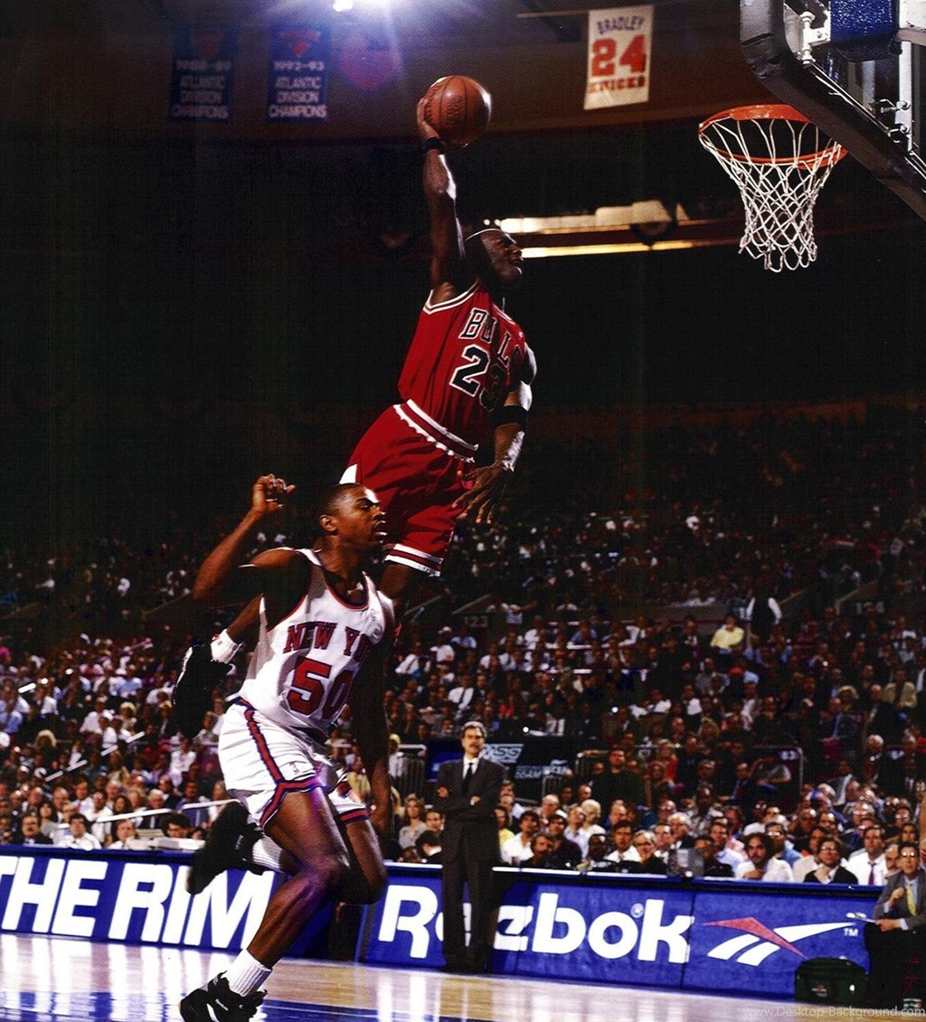 Michael Jordan Dunking Hd , HD Wallpaper & Backgrounds