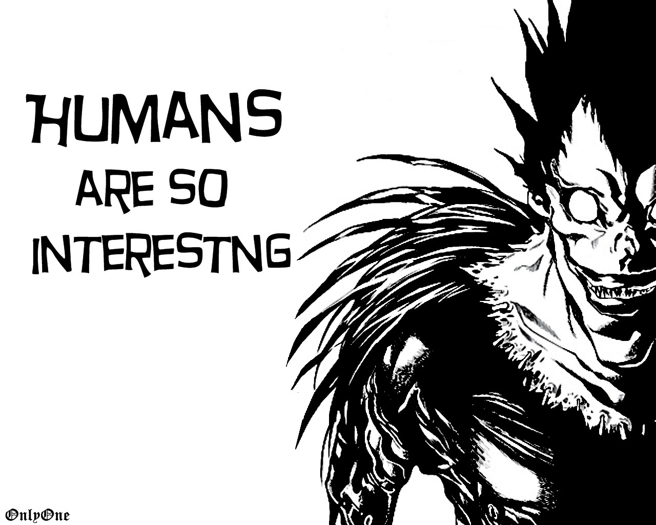 Death Note Humans Are So Interesting 125195 Hd Wallpaper