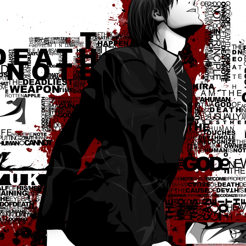 Tablet 1 - - Death Note Wallpaper Cell , HD Wallpaper & Backgrounds