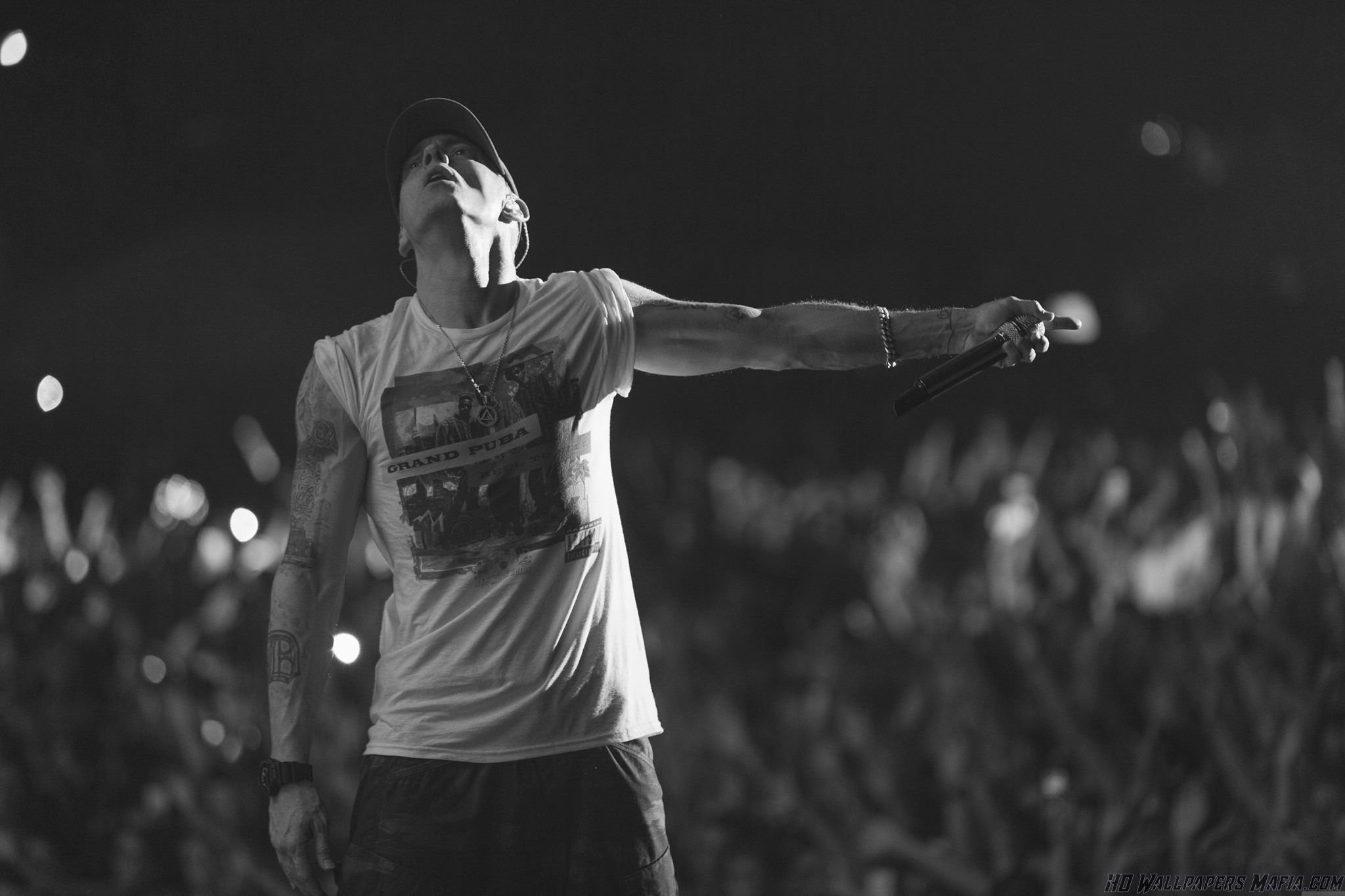 Eminem 2018 Wallpaper - Eminem Live , HD Wallpaper & Backgrounds
