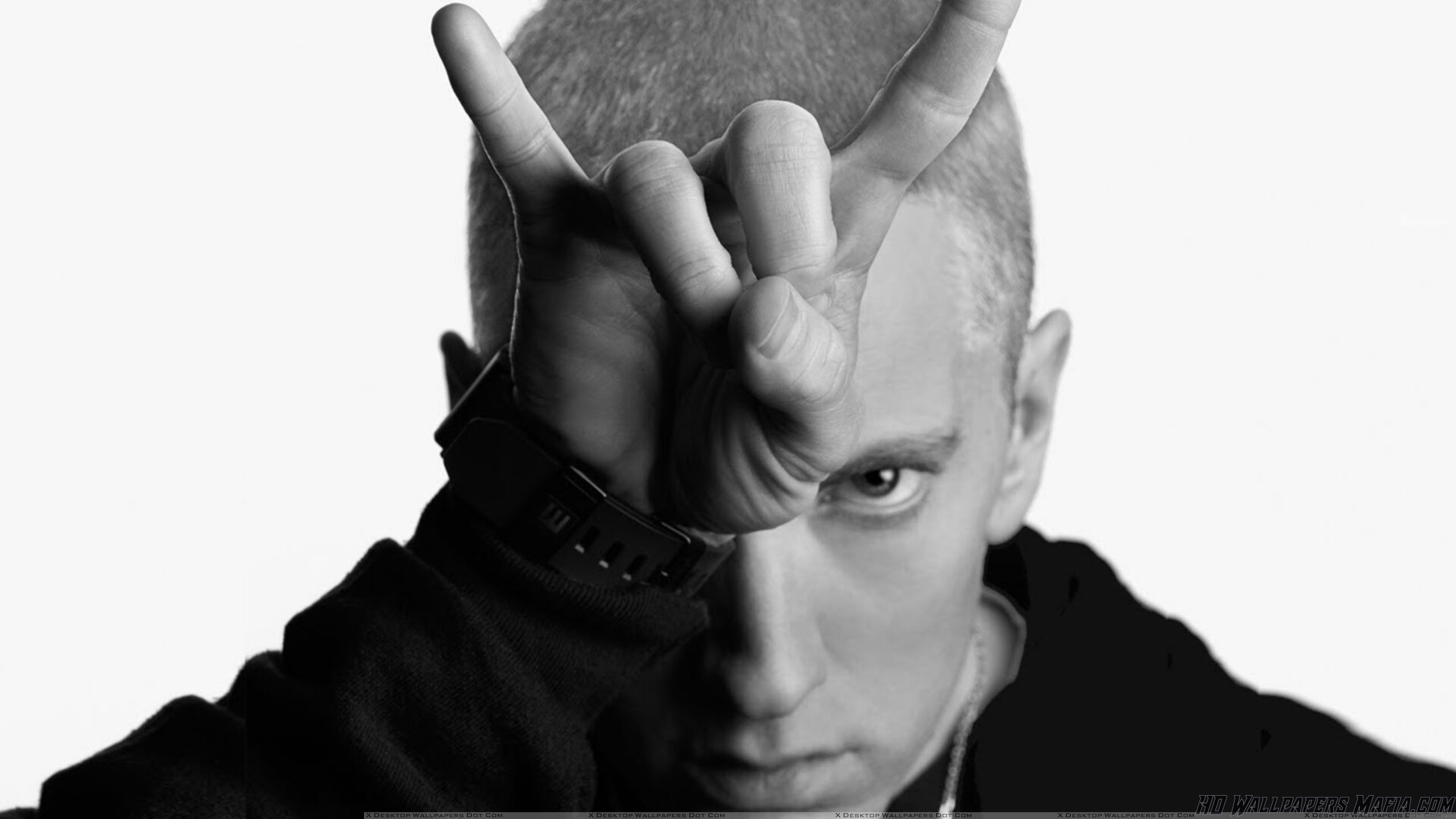 Eminem 2018 Wallpaper - Eminem Black And White Face , HD Wallpaper & Backgrounds