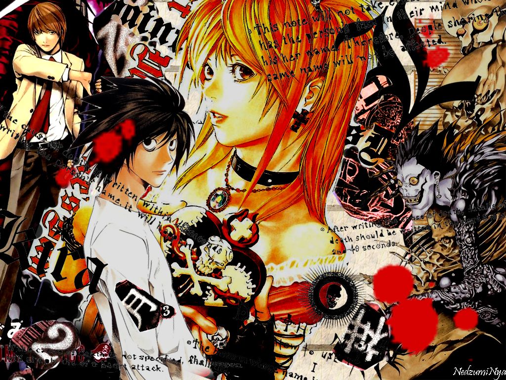 Download Wallpaper - Death Note Wallpaper Manga , HD Wallpaper & Backgrounds