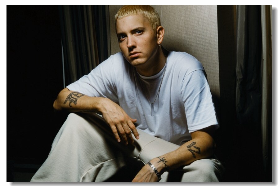 Custom Canvas Wall Murals Eminem Poster Eminem Wallpaper - Eminem Don T Call Me , HD Wallpaper & Backgrounds