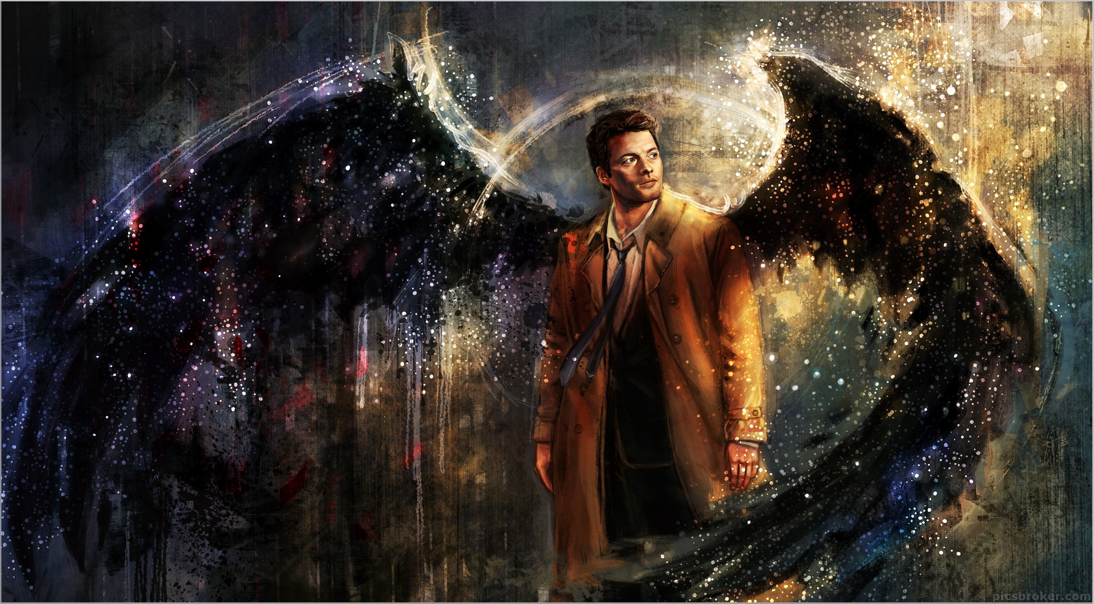 Supernatural Wallpaper High Definition - Supernatural Art , HD Wallpaper & Backgrounds