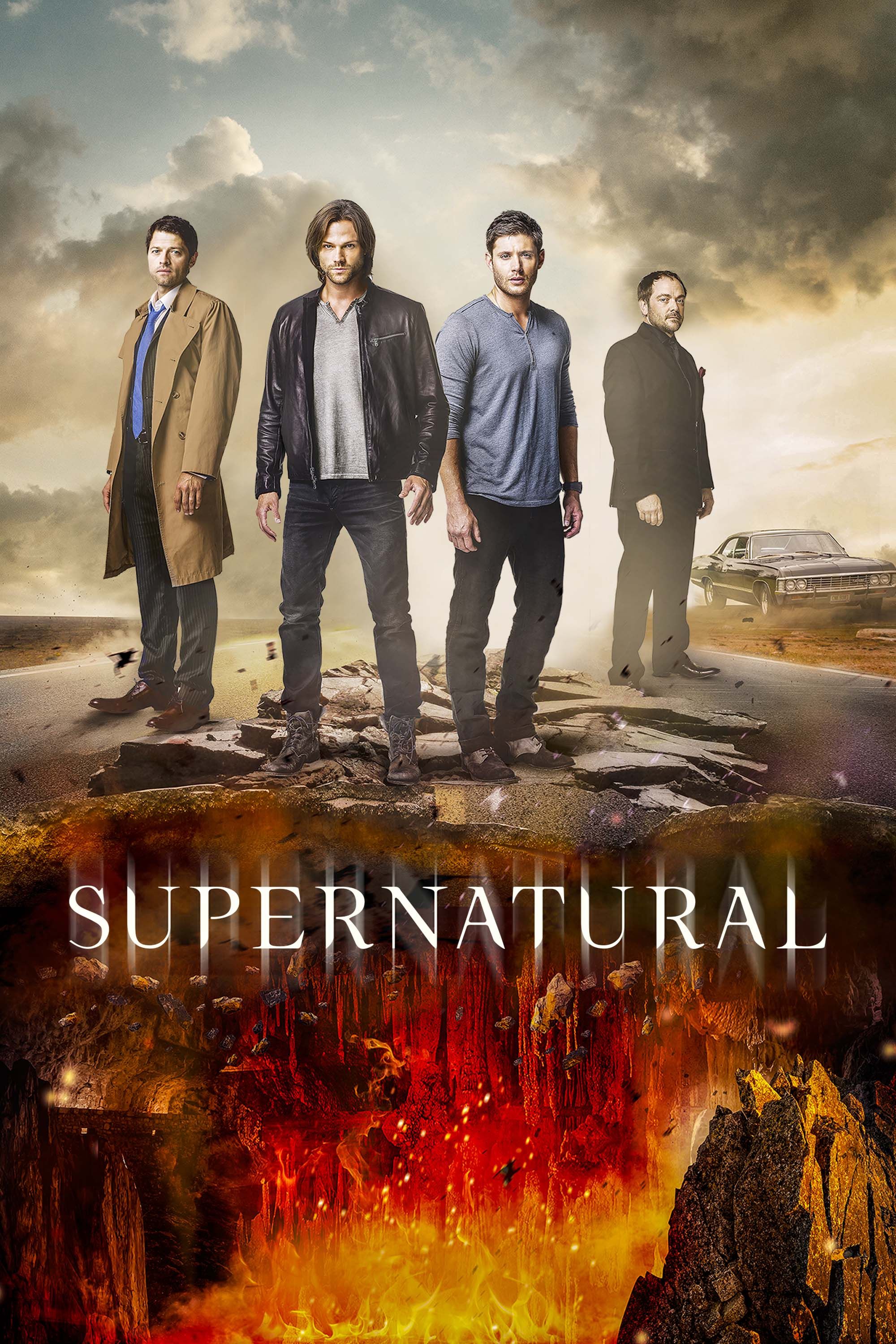 Supernatural S12 Cast Promotional Poster - Supernatural Season 12 Poster , HD Wallpaper & Backgrounds