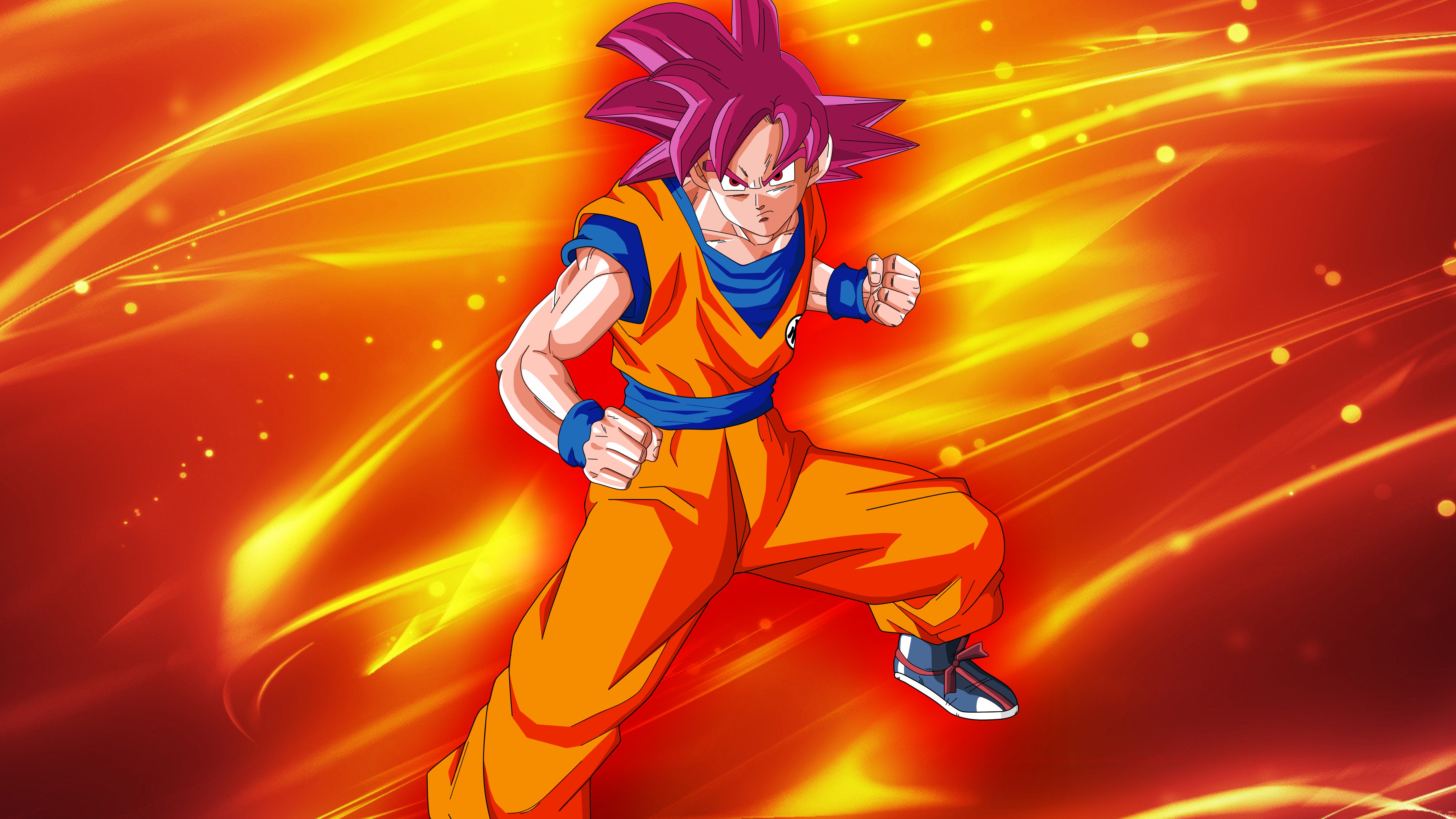 Dragon Ball Super Saiyan God Wallpaper Mobile Is Cool - Son Goku Super Saiyan God Dragon Ball Super , HD Wallpaper & Backgrounds