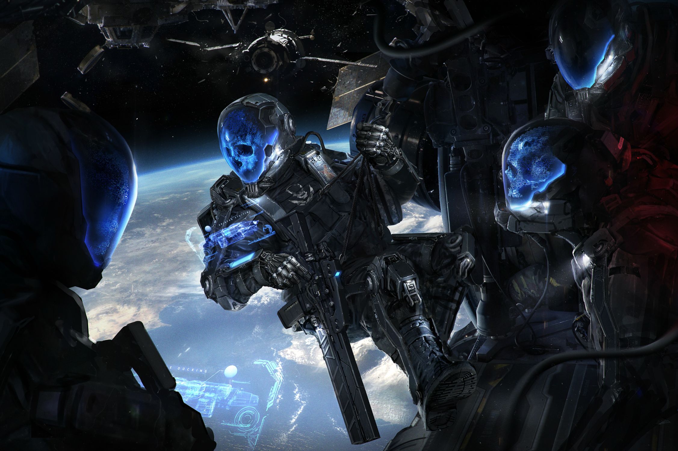 Halo Wallpaper - Frontier Buccaneers By Johnson Ting , HD Wallpaper & Backgrounds