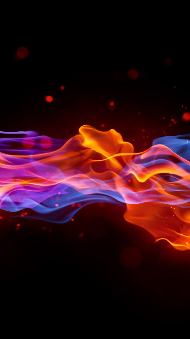 Fire, 4k, 5k Wallpaper, Blue, Red, Violet, Background - Iphone Xr Wallpaper Abstract , HD Wallpaper & Backgrounds