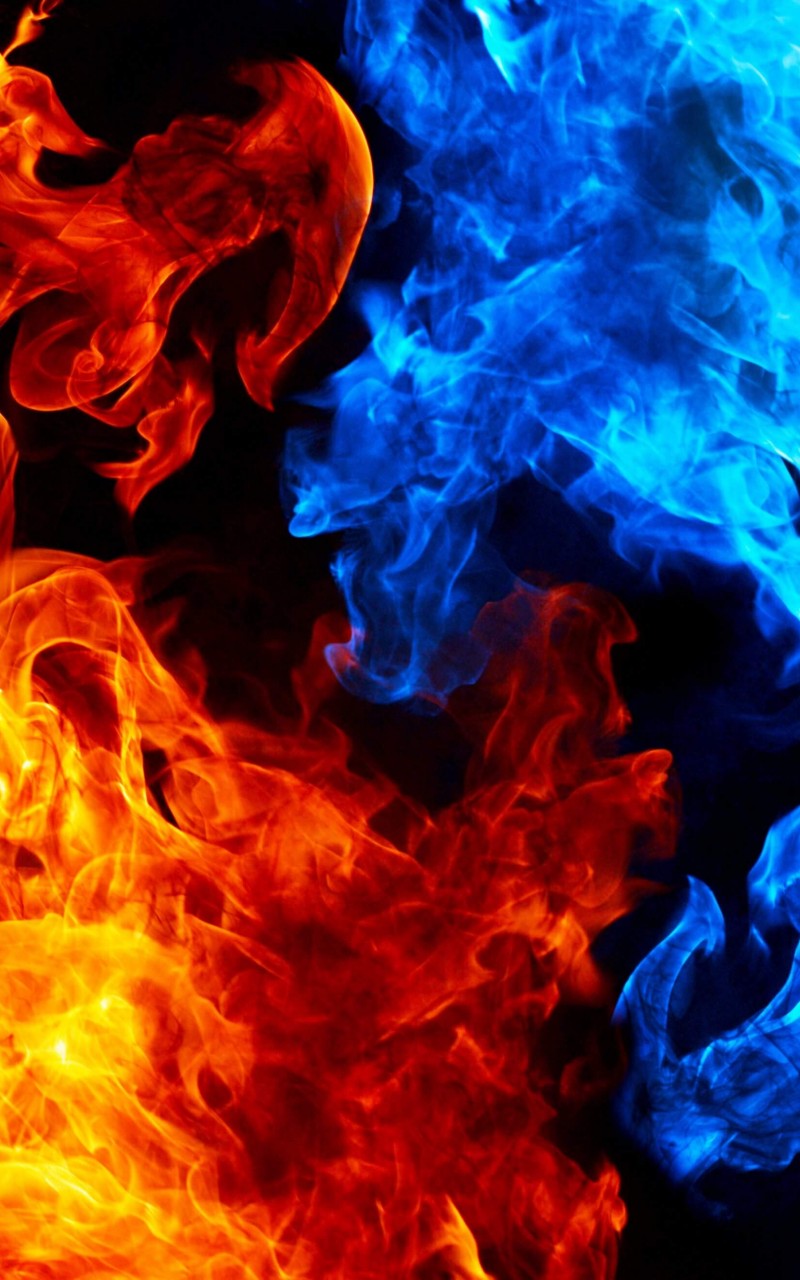 Free Fire Wallpaper 34 Image Collections Of Wallpapers - Blue And Red Fire , HD Wallpaper & Backgrounds