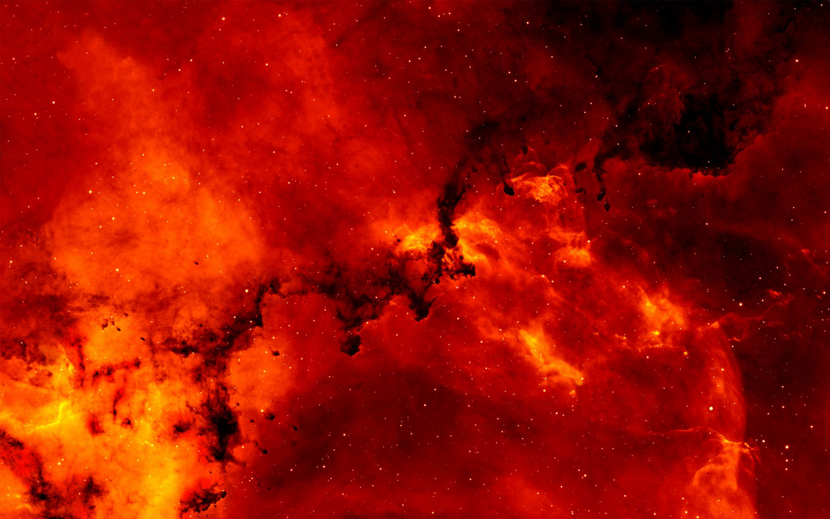 Fire In Space Wallpaper - Rosette Nebula , HD Wallpaper & Backgrounds