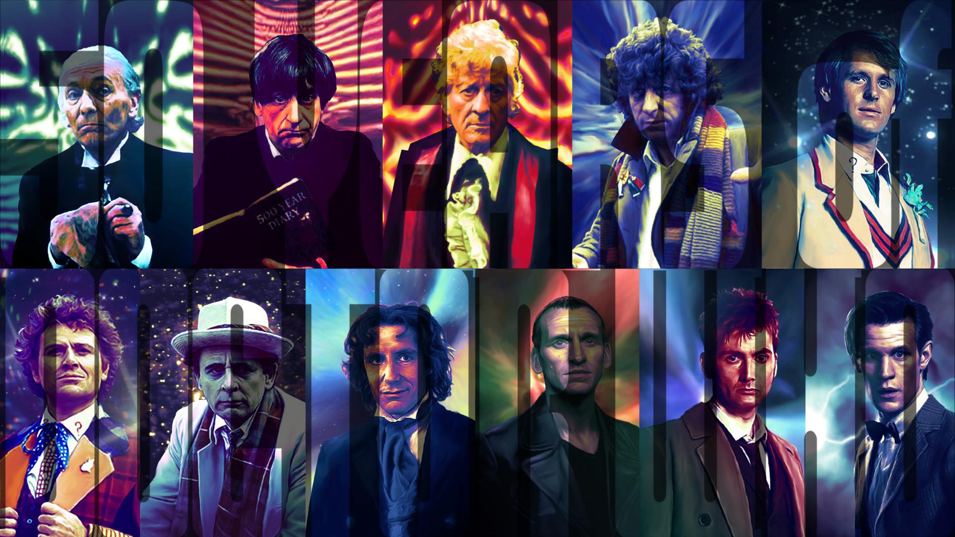 All Character Free Doctor Who Wallpaper Wallpaper Desktop - Doctor Who Doctors 1 10 , HD Wallpaper & Backgrounds