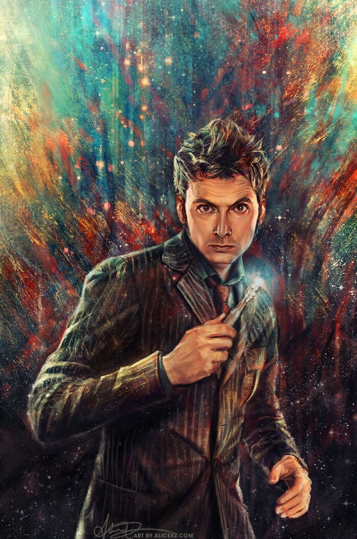 Doctor Who Wallpaper 10th Doctor - Tenth Doctor Fan Art , HD Wallpaper & Backgrounds