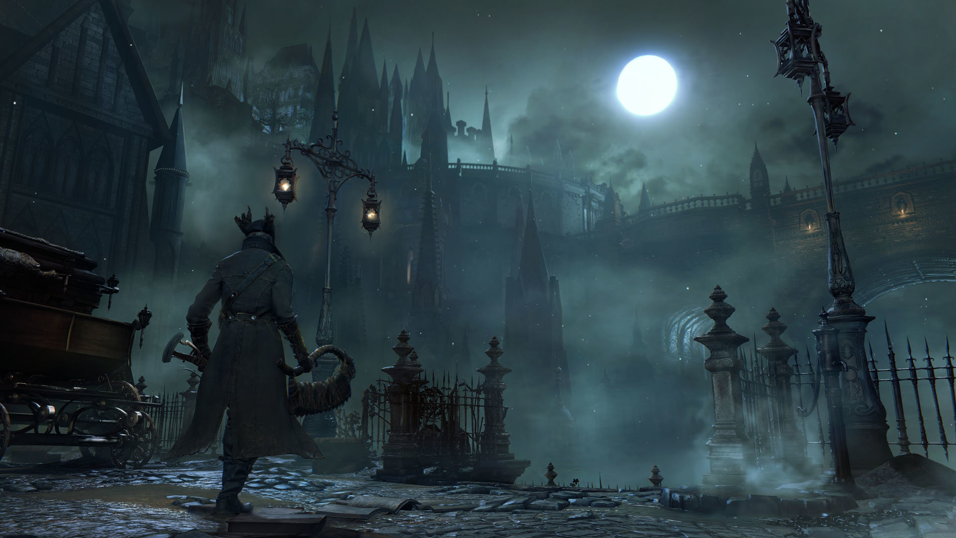 High Resolution Bloodborne Hd 1080p Wallpaper Id - Bloodborne City , HD Wallpaper & Backgrounds