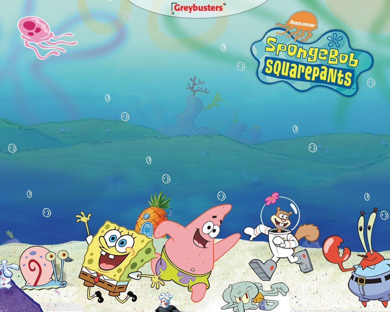 Spongebob Squarepants Characters Wallpaper Spongebob Squarepants