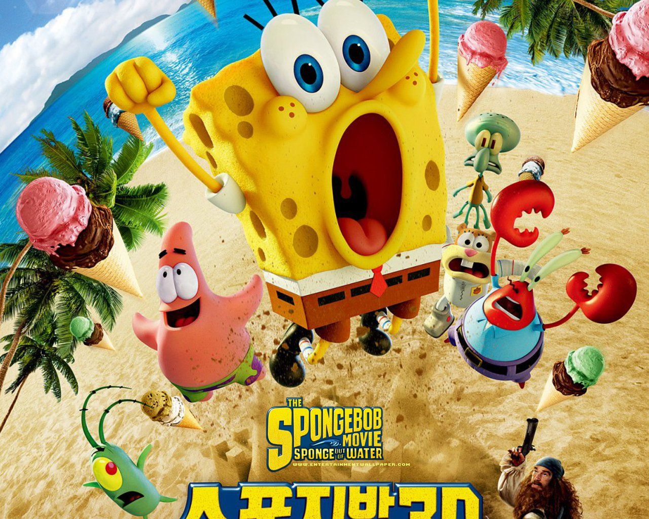 The Spongebob Movie Sponge Out Of Water Bts 127837 Hd