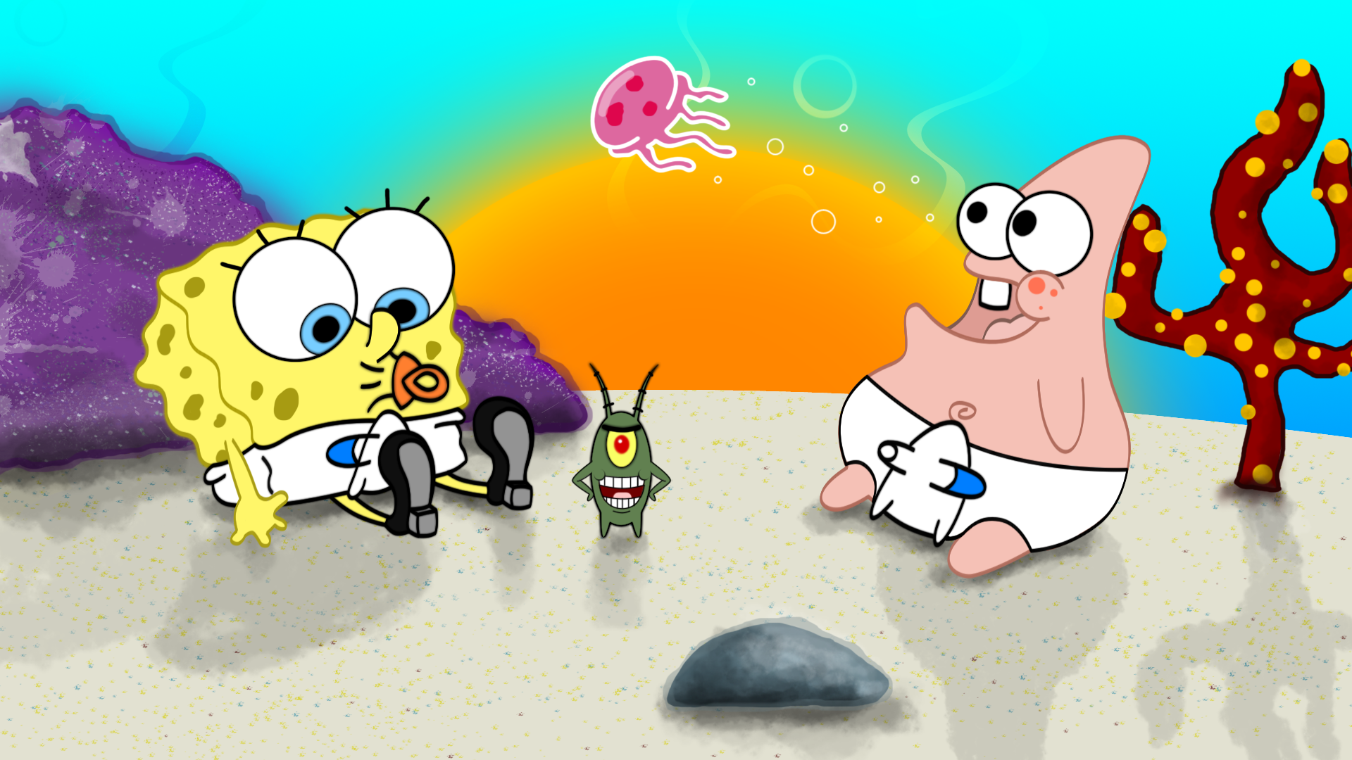 Spongebob Wallpaper , HD Wallpaper & Backgrounds