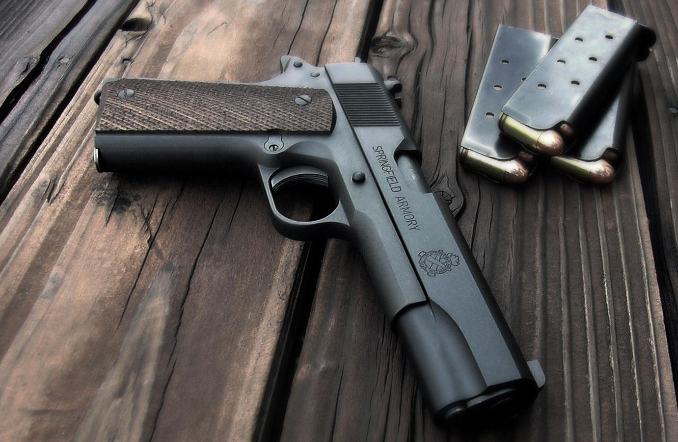 Gun Wallpaper - Colt 1911 Wallpaper Hd , HD Wallpaper & Backgrounds