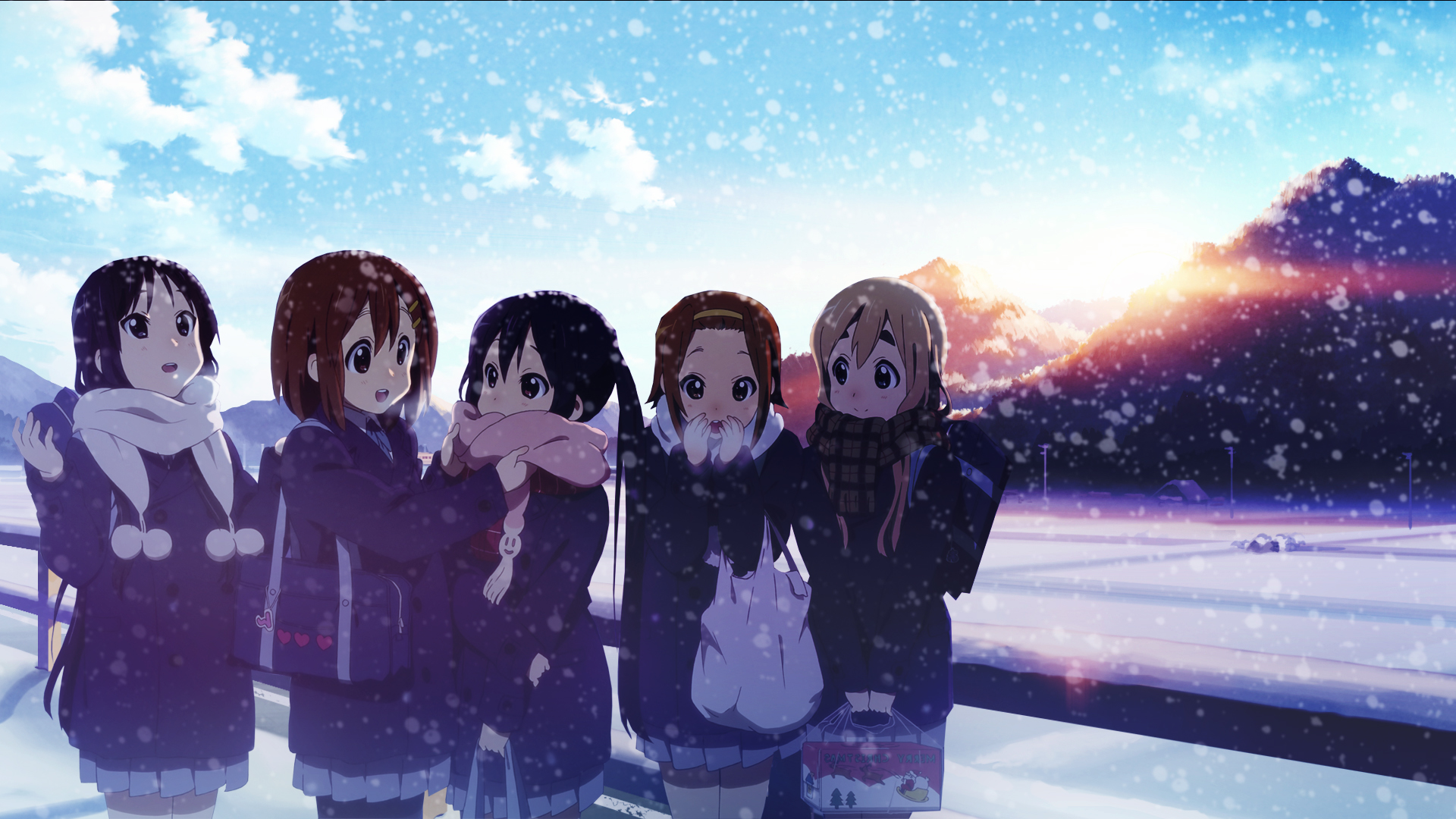 Sweet Wallpapers Special - Anime Girl Winter Hd , HD Wallpaper & Backgrounds