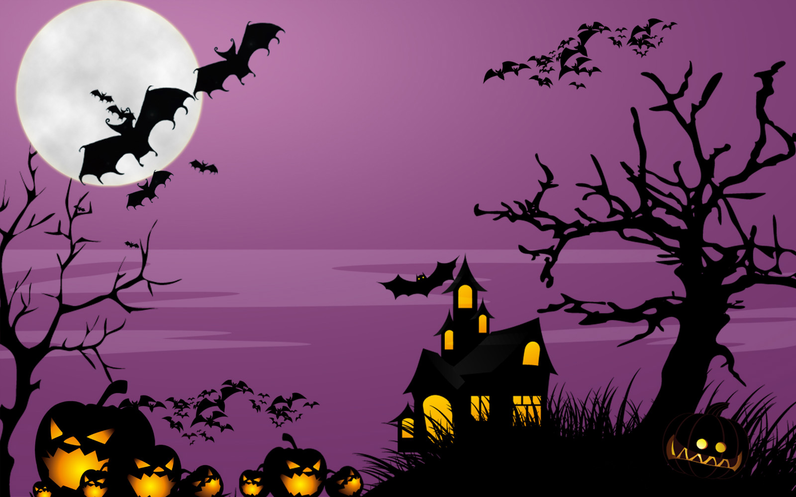 Finally, Deepin Team Members Wish You A Happy Halloween - Download Wallpaper Halloween , HD Wallpaper & Backgrounds