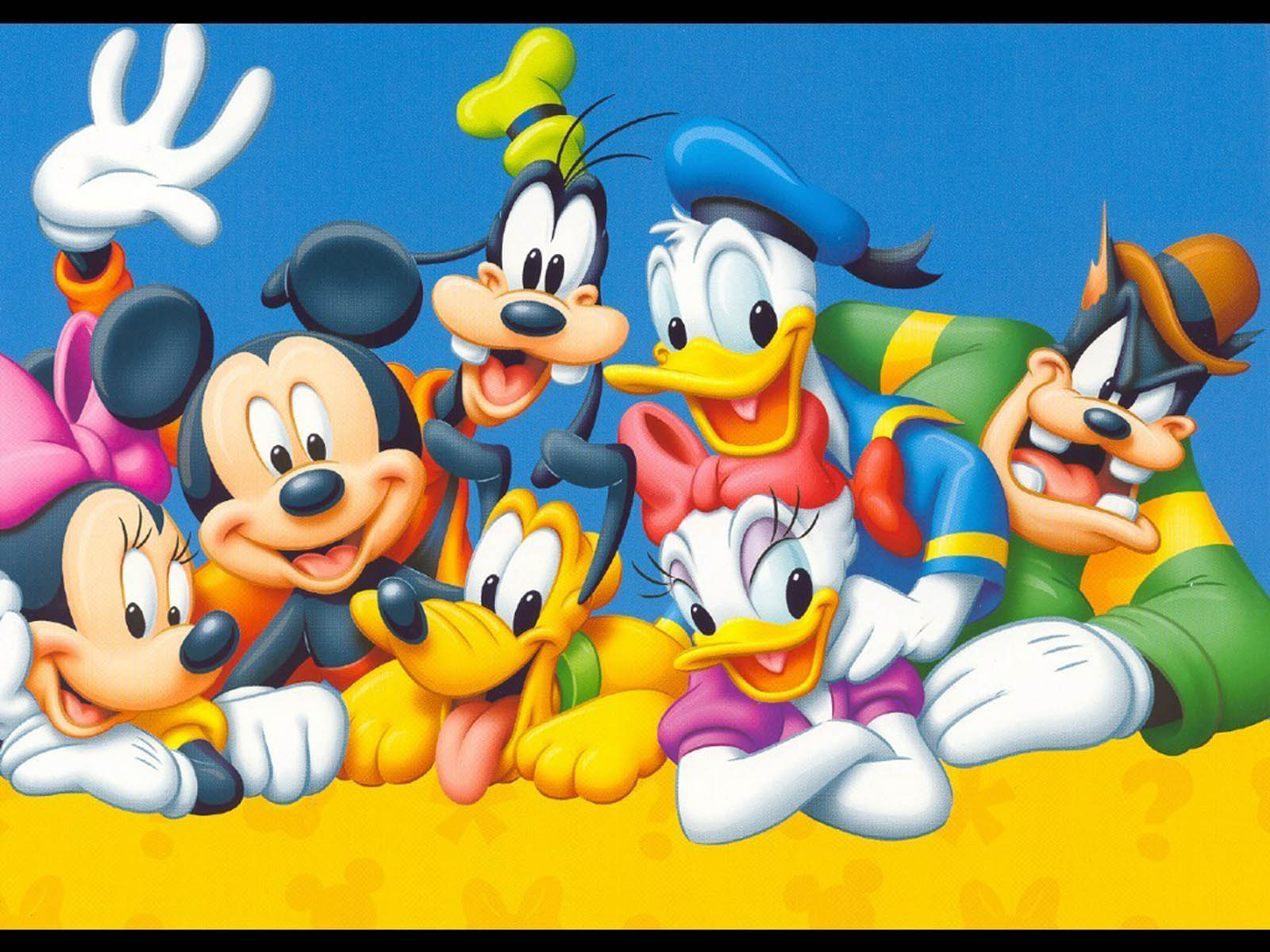 Similar Wallpaper Images - Mickey Mouse Cartoon Characters , HD Wallpaper & Backgrounds