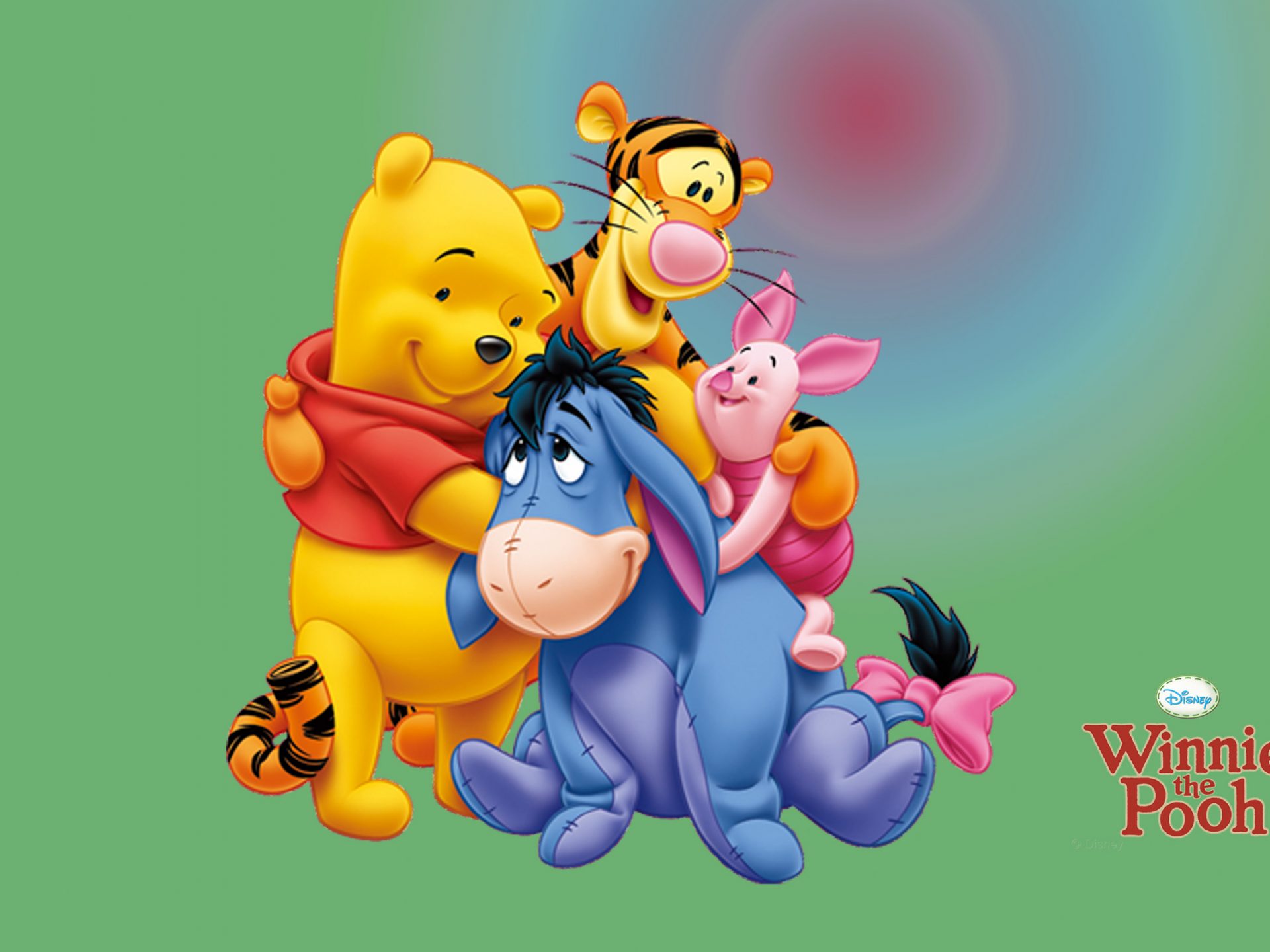 Winnie The Pooh And Friends Wallpaper Winnie The Pooh - Winnie The Pooh Wall Painting , HD Wallpaper & Backgrounds