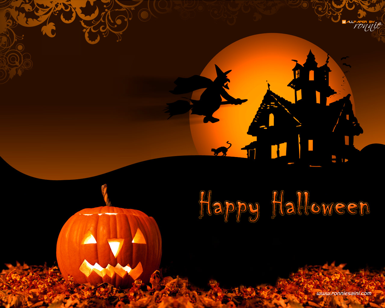 Happy Halloween Wallpaper Hd Resolution - Happy Halloween , HD Wallpaper & Backgrounds